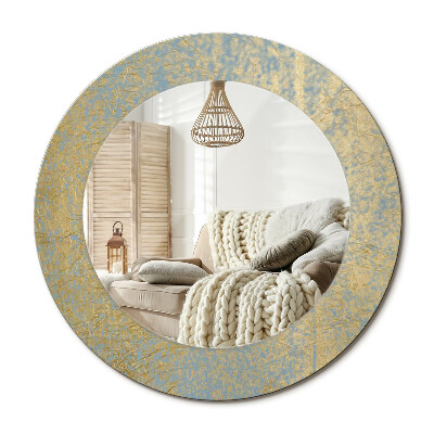 Zrkadlo s rámom s potlačou Loft vzor