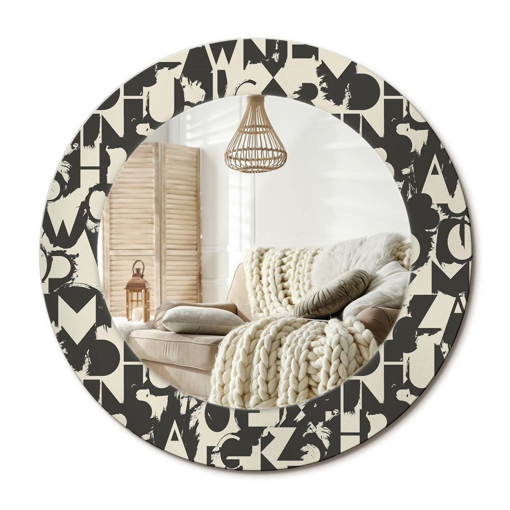 Obdĺžnikové dekoračné zrkadlo Listy