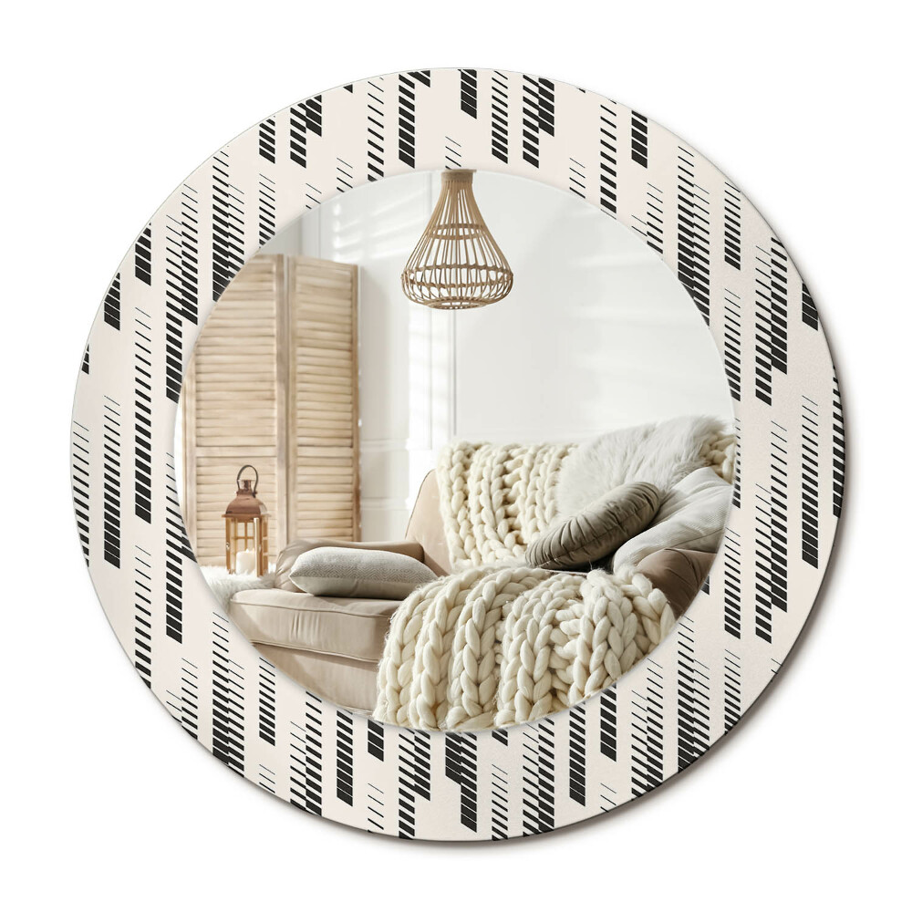 Obdĺžnikové dekoračné zrkadlo Pruhovaný vzor