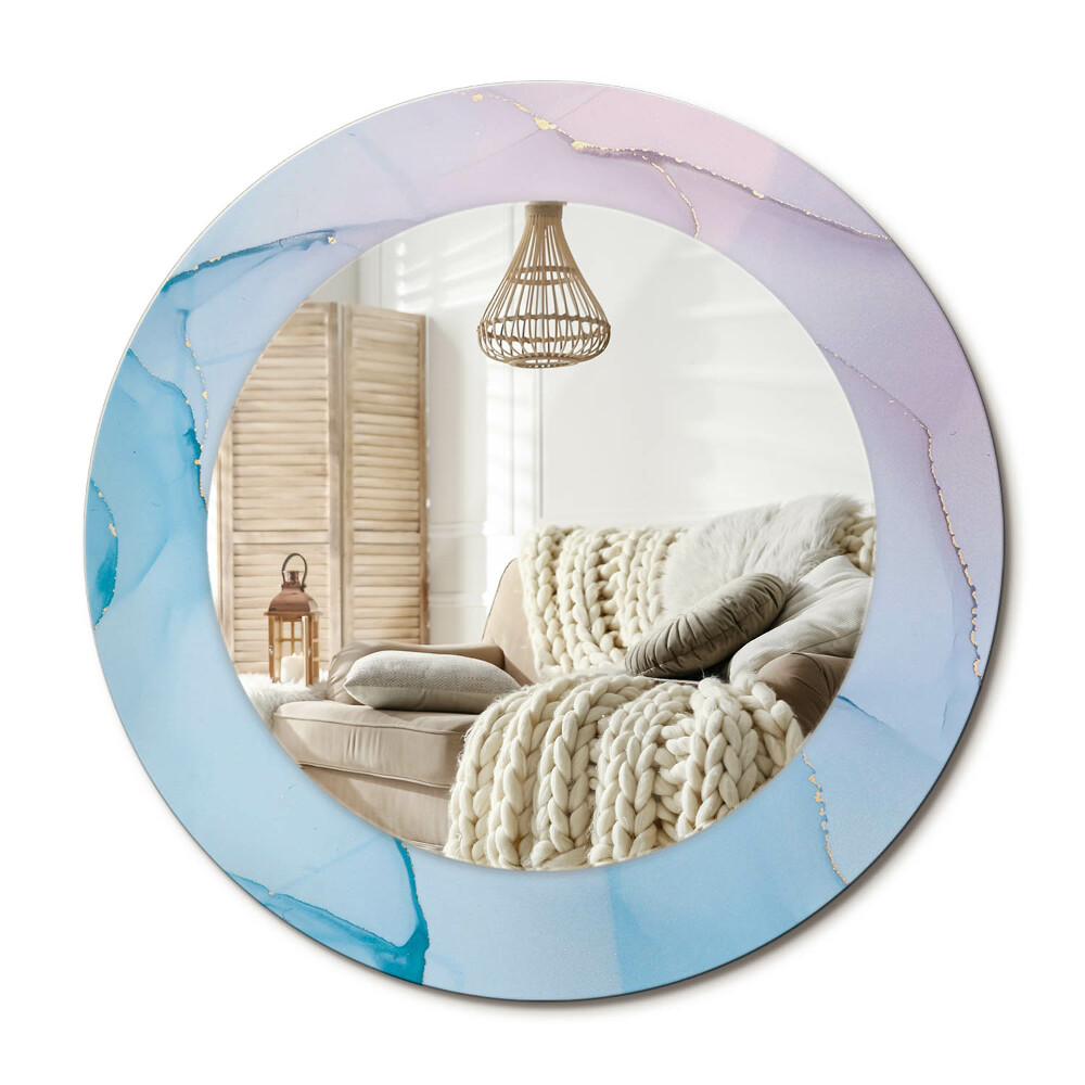 Obdĺžnikové dekoračné zrkadlo Mramorový štýl