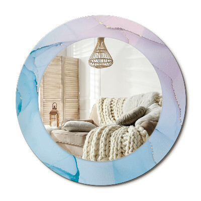 Obdĺžnikové dekoračné zrkadlo Mramorový štýl