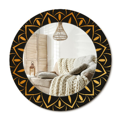 Obdĺžnikové dekoračné zrkadlo Mandala