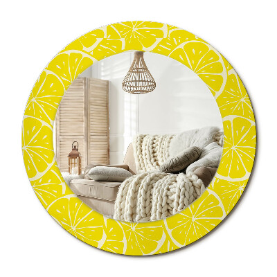 Dekoračné zrkadlo na stenu Citróny