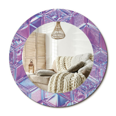 Dekoračné zrkadlo na stenu Kryštáľový vzor