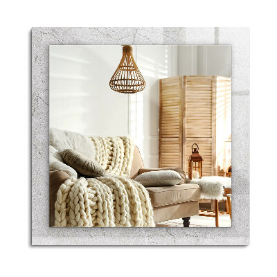 Obdĺžnikové dekoračné zrkadlo Popraskaný betónový povrch