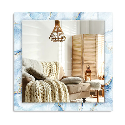 Obdĺžnikové dekoračné zrkadlo na stenu Abstraktný mramorový vzor