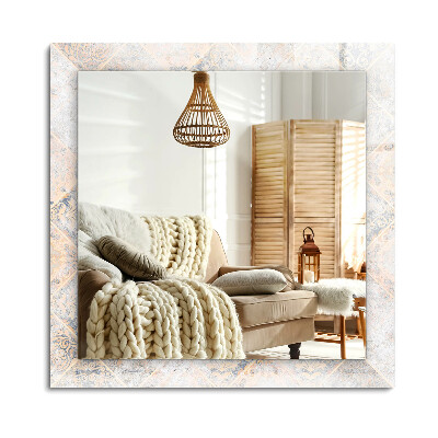 Obdĺžnikové dekoračné zrkadlo Vzorované dlaždice