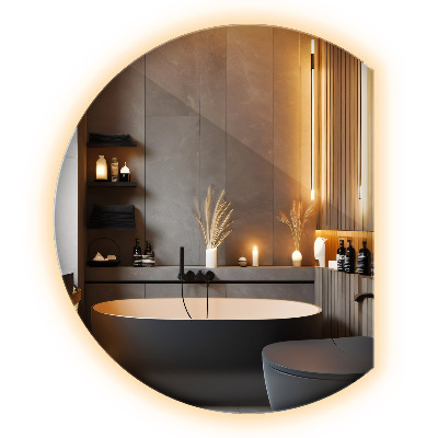 Zrkadlo s vyrezanou stranou led