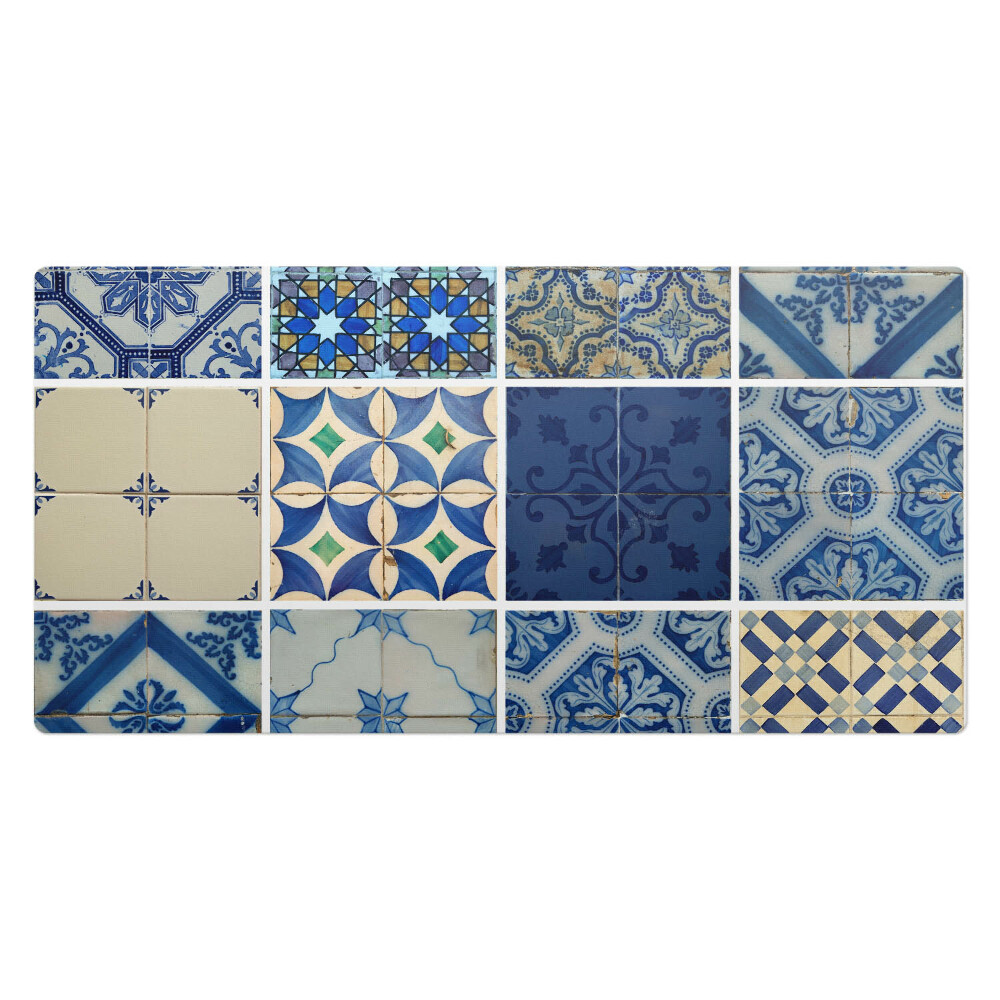 Kancelárska podložka na stôl Dlaždice v retro štýle