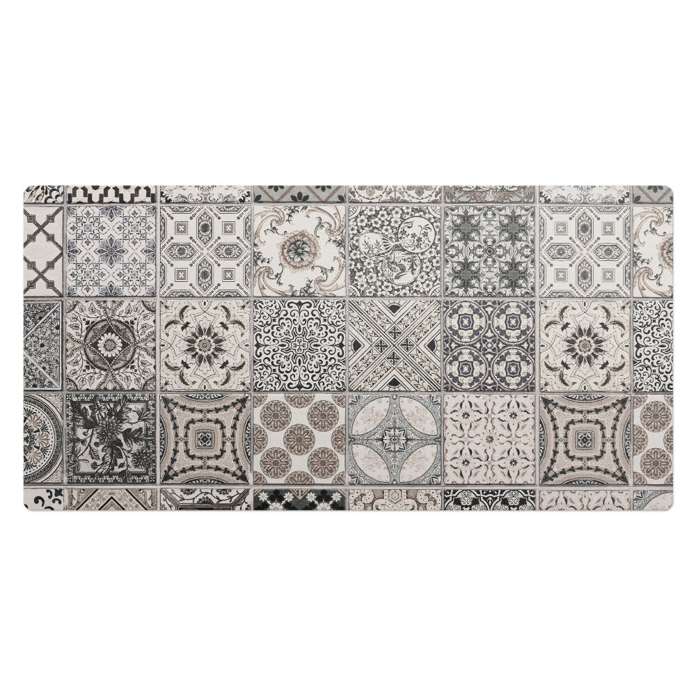 Kancelárska podložka na stôl Dlaždice v retro štýle