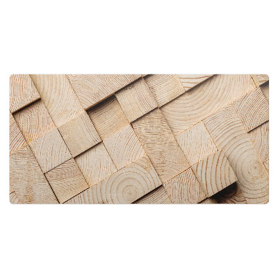 Kancelárska podložka na stôl Drevená mozaika