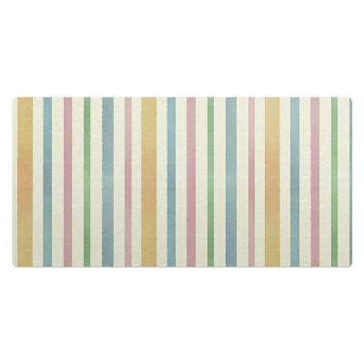 Kancelárska podložka na stôl Pastelové pruhy