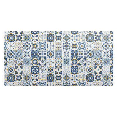 Kancelárska podložka na stôl Dlaždice v retro štýle