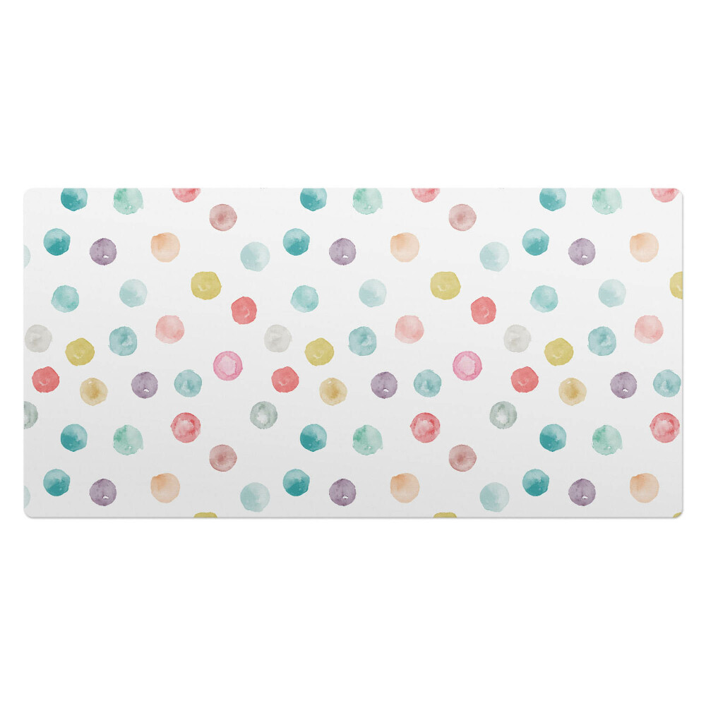 Kancelárska podložka na stôl Pastelové bodky