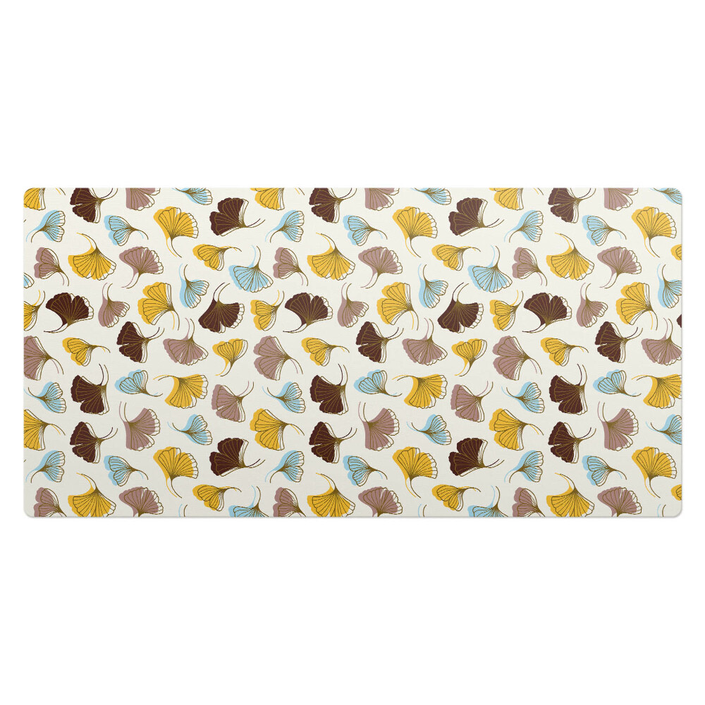 Kancelárska podložka na stôl Vzor listov ginkga