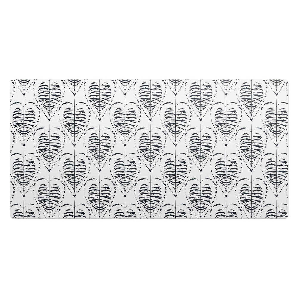 Veľká podložka na stôl Listy symetria retro