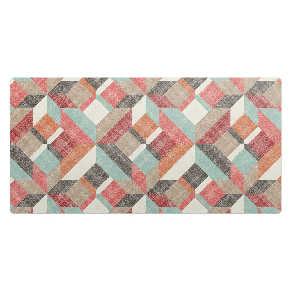 Kancelárska podložka na stôl Geometrický retro vzor