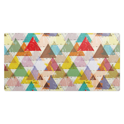 Podložka na stôl Farebné retro trojuholníky