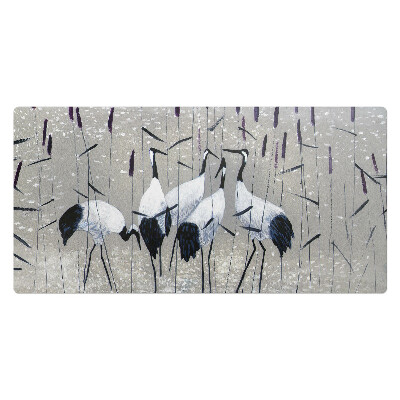 Veľká podložka na stôl Žeriavy v tŕstí