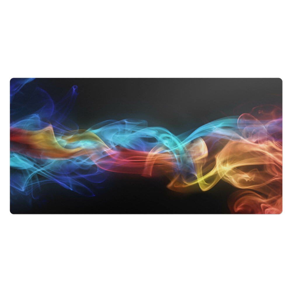 Veľká podložka na stôl Farebné vlny dymu