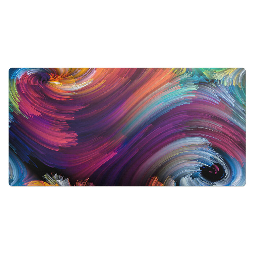 Veľká podložka na stôl Víriace farby
