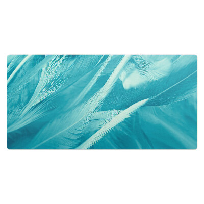 Kancelárska podložka na stôl Jemné pierka