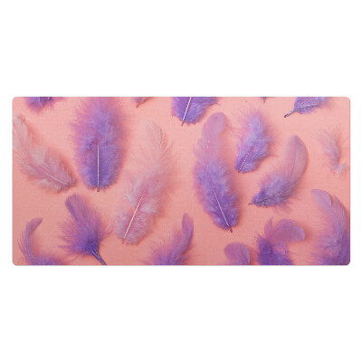 Podložka na stôl Perie na pastelovom pozadí