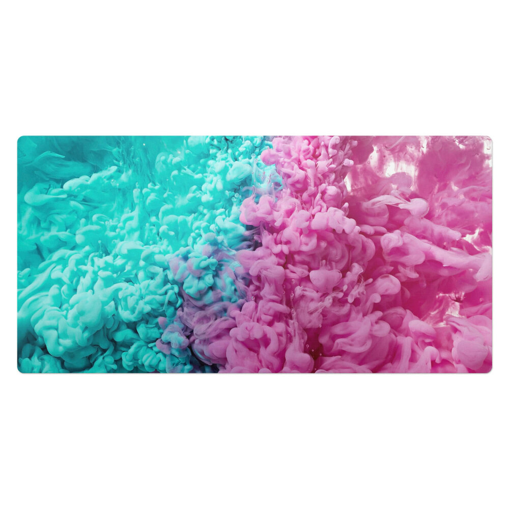 Veľká podložka na stôl Farebný dym vo vode