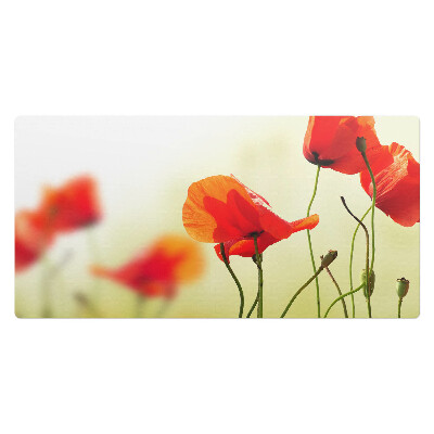 Kancelárska podložka na stôl Kvety vo vetre