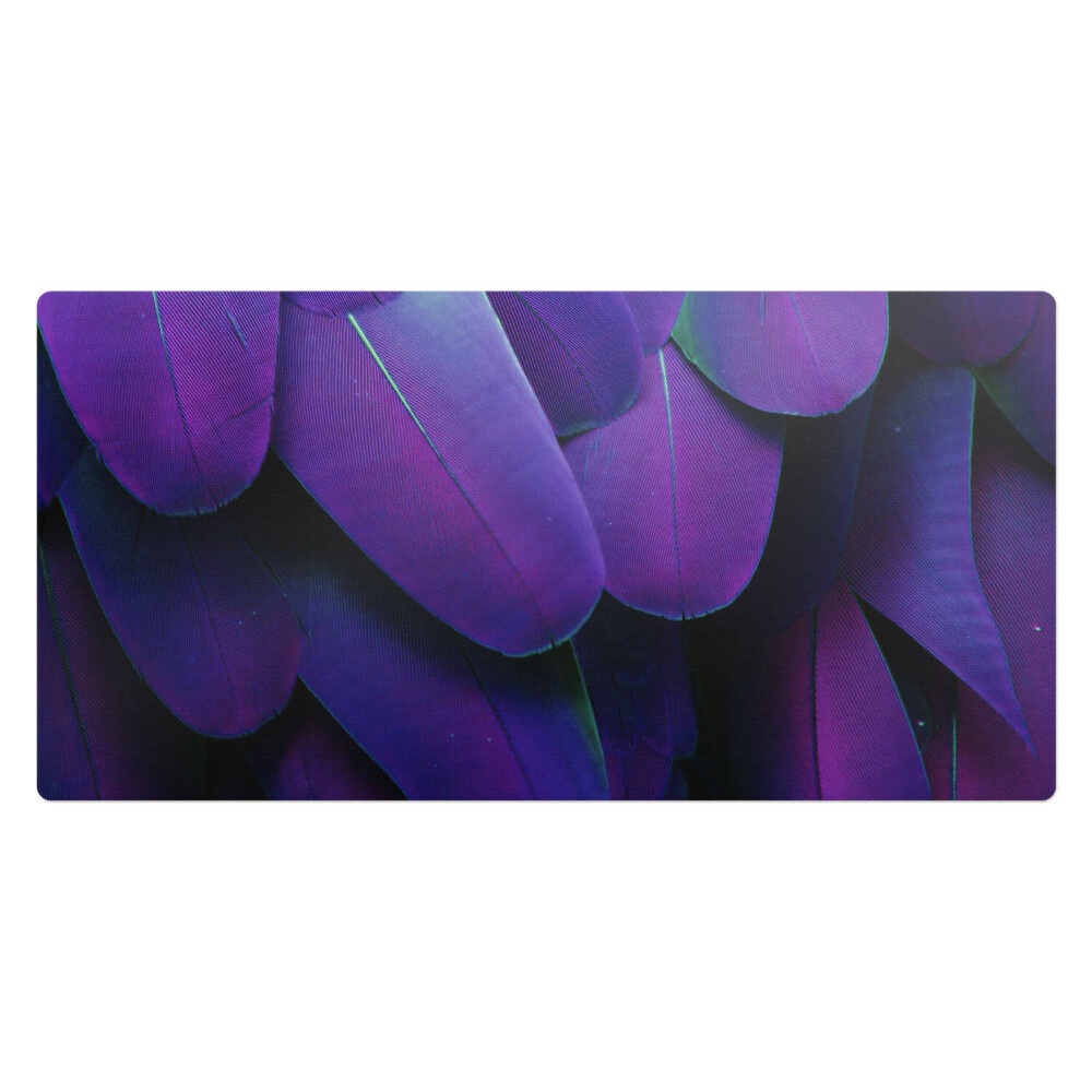 Veľká podložka na stôl Perie v odtieňoch