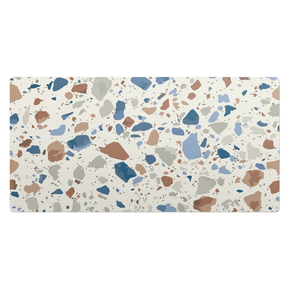 Kancelárska podložka na stôl Terrazzo v pastelových farbách