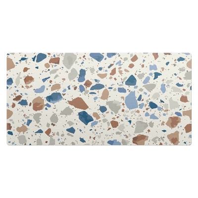 Kancelárska podložka na stôl Terrazzo v pastelových farbách