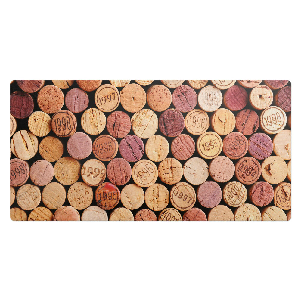 Kancelárska podložka na stôl Kolekcia vínnych korkov