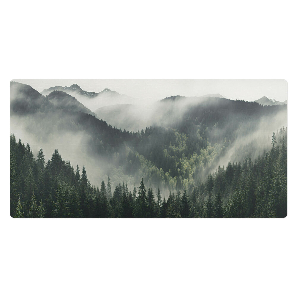 Kancelárska podložka na stôl Hmla nad lesom