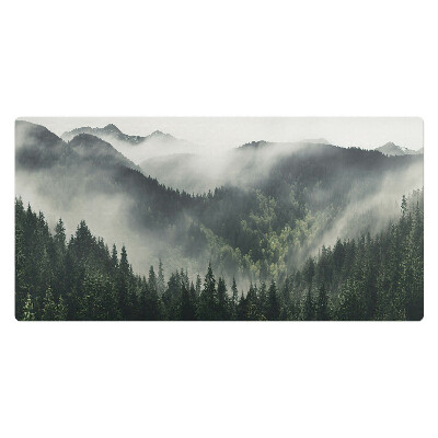Kancelárska podložka na stôl Hmla nad lesom