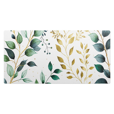 Kancelárska podložka na stôl Listy a vetvičky