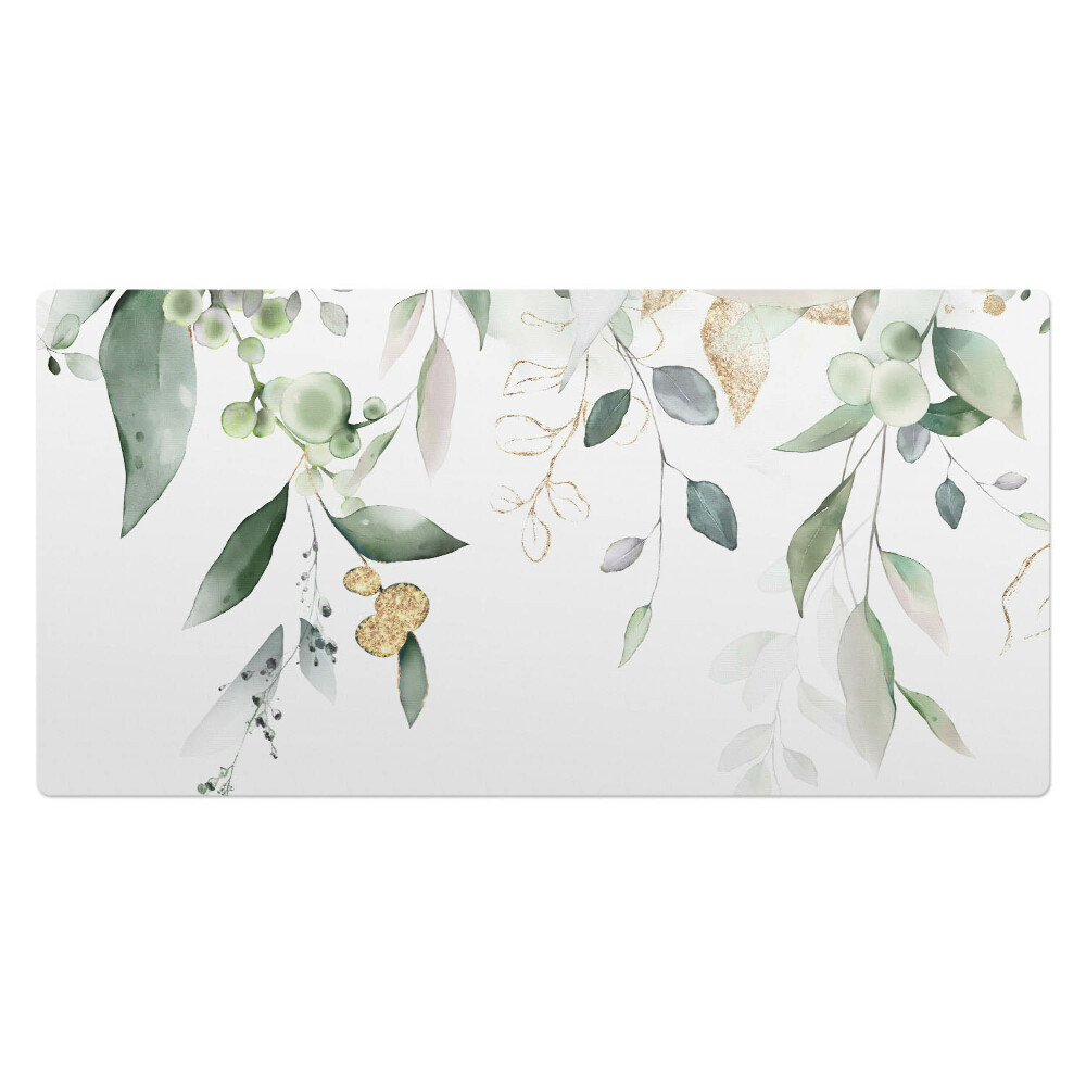 Veľká podložka na stôl Akvarelové zloženie listov