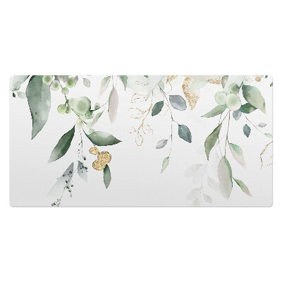 Veľká podložka na stôl Akvarelové zloženie listov