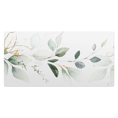 Kancelárska podložka na stôl Jemné akvarelové listy