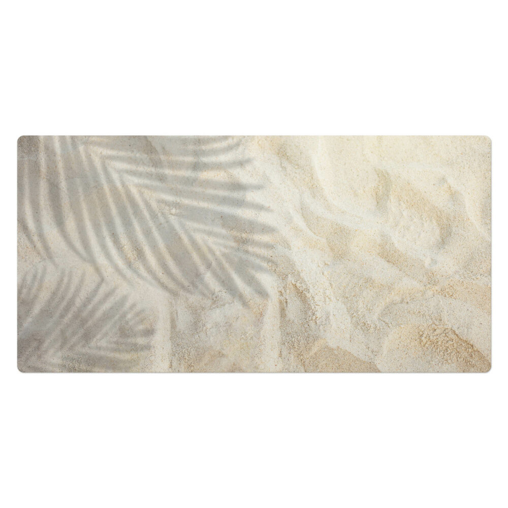 Veľká podložka na stôl Tiene listov na piesku