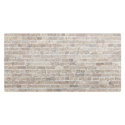 Kancelárska podložka na stôl Retro tehlová stena