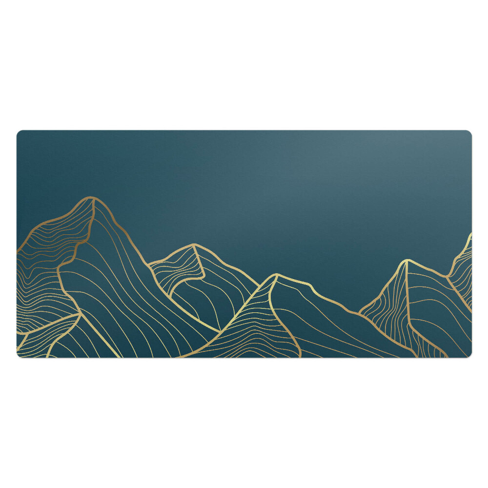 Veľká podložka na stôl Horské umelecké čiary