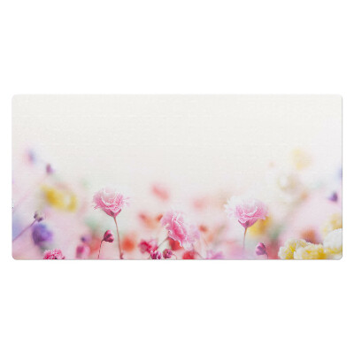 Kancelárska podložka na stôl Pastelové lúčne kvety