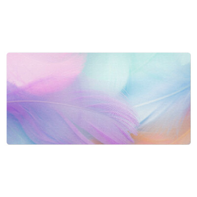 Kancelárska podložka na stôl Pastelové pierka