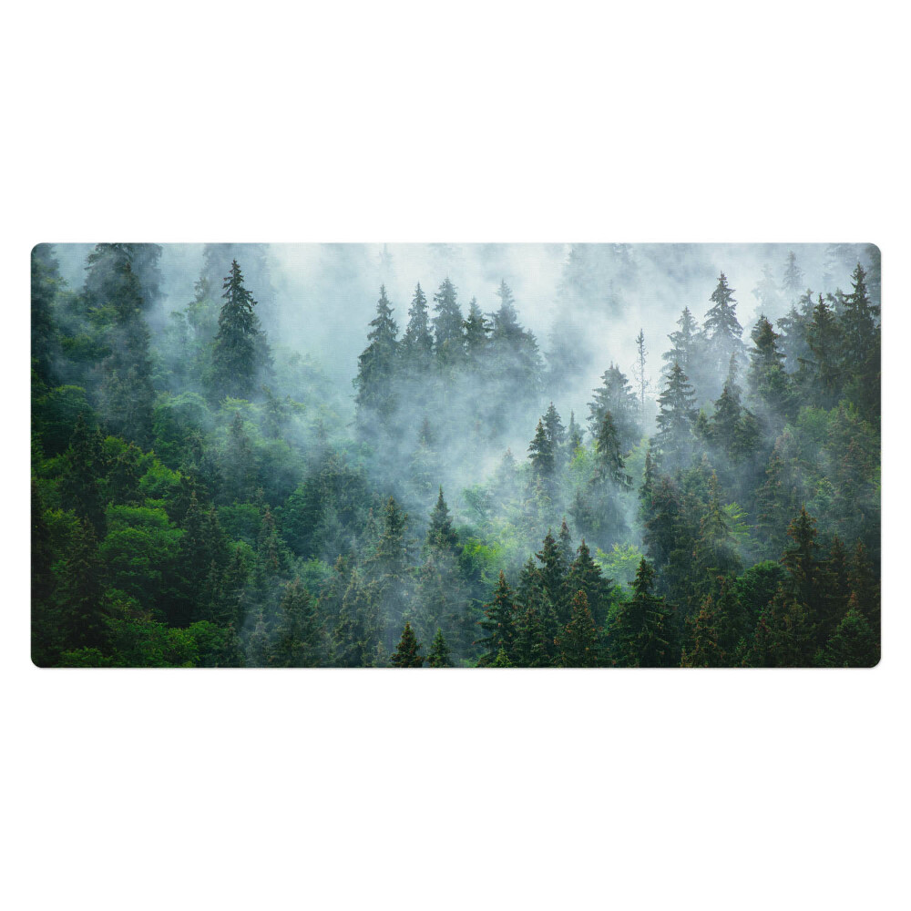 Podložka na stôl Hmlistý ihličnatý les