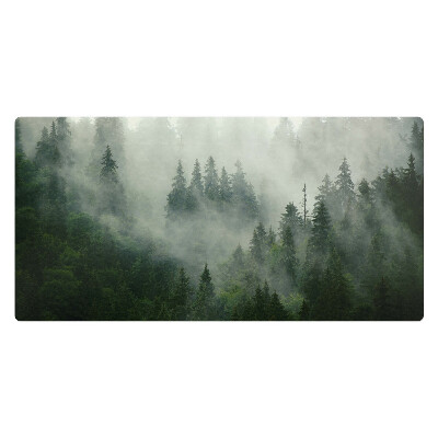 Veľká podložka na stôl Hmlistý ihličnatý les
