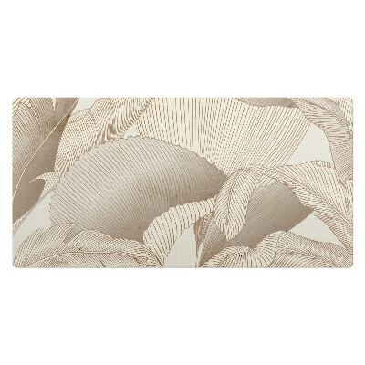 Veľká podložka na stôl Listy v jemných líniách