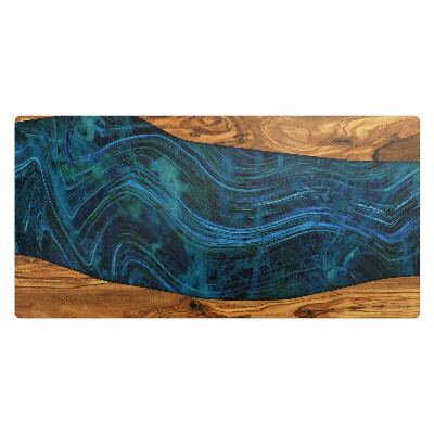 Veľká podložka na stôl Drevo a vlny