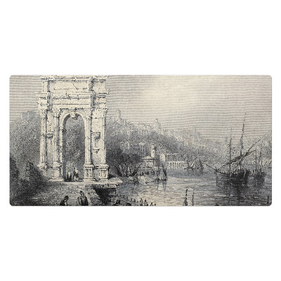 Veľká podložka na stôl Staroveká brána a prístav