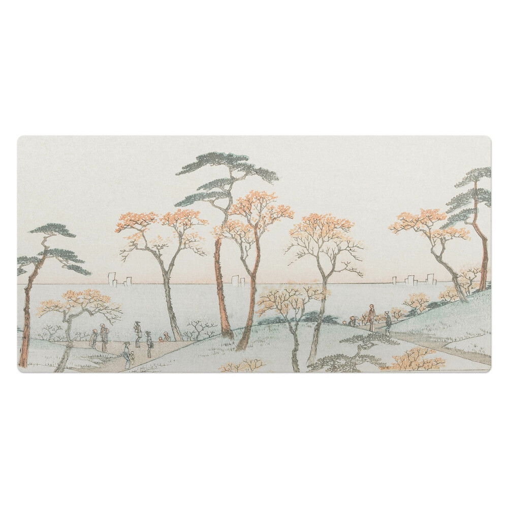 Veľká podložka na stôl Stromy pri vode
